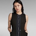 Miniatyrbillede 5 af 7: G-star Lang Kjole Uden ærmer Corset Flare Sort 2XS Kvinde