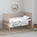Miniatyrbillede 3 af 3: Play Fabrics Nordic Cover Looney B&w For Maxicuna 115x145 Cm