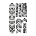 Miniatyrbillede 2 af 3: All Mountain Style Frame Guard Extra Stickers Honeycomb Grå