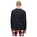 Miniatyrbild 2 av 4: Hugo Pyjamas Soft Check Long Set 10253441 Svart L Man