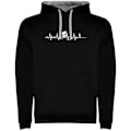 Pikkukuva 1 / 4: Kruskis Mtb Heartbeat Two-colour Huppari Musta L Mies