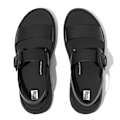 Miniatyrbild 3 av 5: Fitflop F-mode Espadrille Buckle Leather Flatform Tofflor Svart EU 38 Kvinna