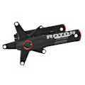 Miniatyrbillede 2 af 2: Rotor 2inpower Direct Mount Track Krank Med Wattmåler Sort 170 mm