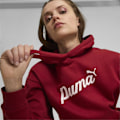 Miniatyrbillede 2 af 2: Puma Ess+ Script Hættetrøje Rød XL Kvinde