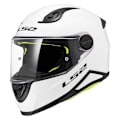 Miniatyrbillede 1 af 6: Ls2 Ff812 Kid Solid Fullface-hjelm Hvid M