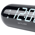 Pikkukuva 2 / 4: Muse M-19 Gl Herätyskello Musta One Size / EU Plug
