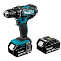 Miniatyrbillede 1 af 4: Makita Trådløs Ddf482rfj 18v+2 Bl1830b Blå,Sort