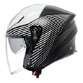 Miniatyrbillede 1 af 7: Agv K5 Jet Evo åben Hjelm Sort L