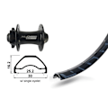 Miniatyrbillede 2 af 2: Xlc Mtb Forhjul Rodi Ready 25 Evo 29´´ 6b Disc Sort 15 x 100 mm