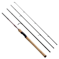 Miniatyrbillede 1 af 4: Abu Garcia Roterende Stang Diplomat V2 Travel Sort 2.44 m / 15-55 g