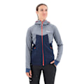 Miniatyrbillede 1 af 7: Salewa Fleece Med Hætte Puez Hybrid Polarlite Blå XL Kvinde
