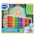 Pikkukuva 3 / 4: Vtech Ksylofoni Ja Tamburiini 2 1 1 Echo Puiset Instrumentit Kultainen