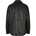 Miniatyrbillede 7 af 8: Urban Classics S Faux Leather Over Skjorte Sort L Kvinde