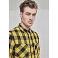 Miniatyrbillede 4 af 8: Urban Classics Basic Flannelskjorte Gul XL Mand