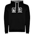 Miniatyrbillede 1 af 4: Kruskis Problem Solution Trek Two-colour Hættetrøje Sort 3XL Mand