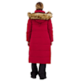Pikkukuva 2 / 6: Superdry Tekoturkis Everest-takki Longline Punainen L Nainen