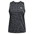 Miniatyrbillede 3 af 4: Under Armour Tech Twist ærmeløs T-shirt Grå XS Kvinde