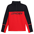 Miniatyrbillede 1 af 4: Spyder Speed Fleecejakke Med Halv Lynlås Rød L Mand