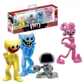Miniatyrbillede 1 af 5: Bizak Action Figur Poppy Playtim Minifig 7 Cm Pakke 4 Rosa