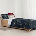 Miniatyrbillede 3 af 7: Play Fabrics Nordic Case Med Bomuldsknapper Til Harry Potter Gold 180x240 Cm Seng