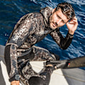 Miniatyrbillede 2 af 2: Seacsub Spearfishing Bukser Ghost 7 Mm Sort,Grå S