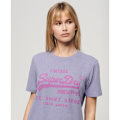 Pikkukuva 3 / 4: Superdry Classic Vl Heritage Relaxd Lyhythihainen T-paita Violetti XS Nainen