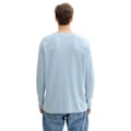 Miniatyrbillede 2 af 6: Tom Tailor Structured Roll Edge Knit Trøje Blå XL Mand