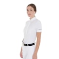 Pikkukuva 4 / 7: Equestro Fit Pleated Cotton Lyhythihainen Pikeepaita  M