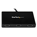 Miniatyrbillede 3 af 5: Startech 3 Port Mini Displayport Mst Hub Sort