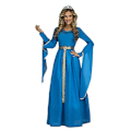 Pikkukuva 1 / 2: Viving Costumes Prinsessanainen Custom Medieval Sininen M-L