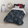 Miniatyrbillede 4 af 7: Play Fabrics Dynetæppe Med Knapper Harry Potter Guld Til 80 Seng 140x200 Cm