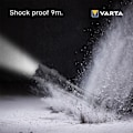 Miniatyrbillede 9 af 10: Varta Indestructible F30 Pro 6w Led Alu Sort 650 Lumen