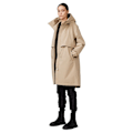 Miniatyrbillede 3 af 10: Makia Frakke Vieno Beige XS Kvinde