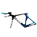 Miniatyrbillede 1 af 9: Cinelli Superstar Vej Ramme Wysiwyg Team Edition 2021 Blå S