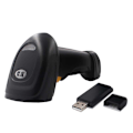 Miniatyrbillede 1 af 6: Globbaltec Stregkodescanner 1d Fast Speed Wireless 2.4g Sort