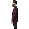 Miniatyrbillede 3 af 8: Urban Classics Basic Flannelskjorte Sort M Mand