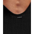 Miniatyrbillede 3 af 6: Superdry Langærmet Kort Kjole Backless Bodycon Sort S Kvinde