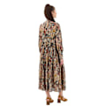 Miniatyrbillede 4 af 4: Superdry Kjole Studios Tiered Midi Brun XS Kvinde