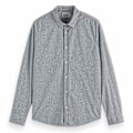 Miniatyrbillede 1 af 3: Scotch & Soda Micro Check Skjorte Med Lange ærmer Grå M Mand