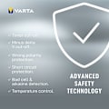 Miniatyrbillede 9 af 9: Varta Lcd Ultrahurtig Oplader Med 4 2100mah Aa12v 2100mah Aa12v Sort