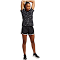 Miniatyrbillede 4 af 7: Adidas Kortærmet T-shirt Own The Run Aop Sort XS Kvinde