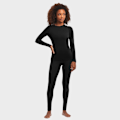 Miniatyrbillede 4 af 6: Siroko Ultimate Siberia Langærmet Baselayer Sort S-M Kvinde