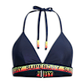 Miniatyrbild 2 av 7: Superdry Logo Triangle Bikinitopp Blå S Kvinna