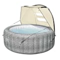 Pikkukuva 3 / 10: Lay-z Spa Irrotettava Kylpytynnyrin Katos Harmaa 183x94x109 cm