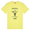 Miniatyrbild 3 av 4: Diesel Kortärmad T-shirt Diegor K69 Gul L Man