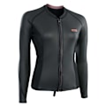 Miniatyrbillede 3 af 3: Ion Kvinde Langærmet Fuld Lynlås Rashguard Neo Top Skin 2 Mm Sort M