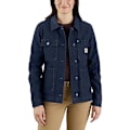 Miniatyrbild 1 av 2: Carhartt Denimjacka Med Avslappnad Passform Rugged Flex Blå XL