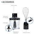 Miniatyrbillede 4 af 9: Tm Electron Håndmixer Tmpba017 1200w Transparent One Size / EU Plug