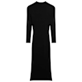 Miniatyrbillede 2 af 4: Superdry Backless Bodycon Langærmet Midi-kjole Sort L Kvinde