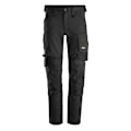 Miniatyrbillede 1 af 5: Snickers Workwear Allroundwork Elastic Bukser Sort 250